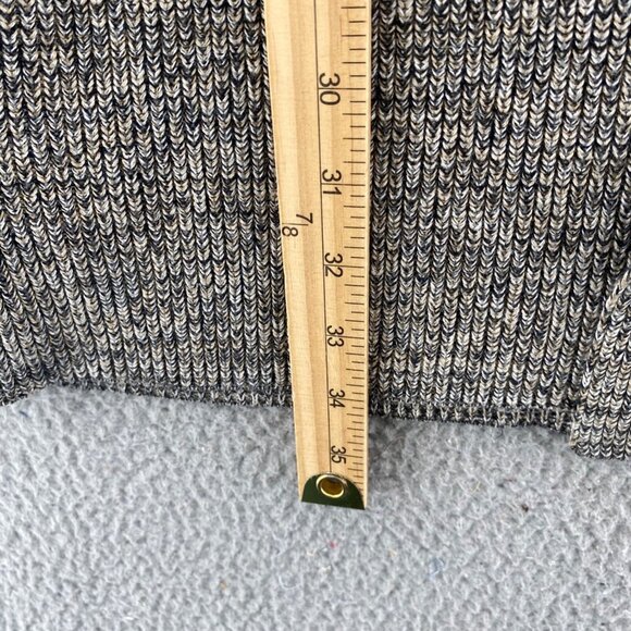 Ann Taylor Sweater Womens Medium Brown Marled Knit Cardigan Stretch Open Front - Picture 8 of 9